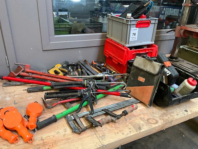 Partij divers handgereedschap - afbeelding 1 van  6