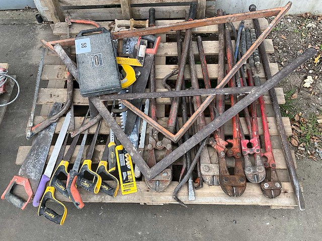 Partij divers handgereedschap - afbeelding 1 van  5