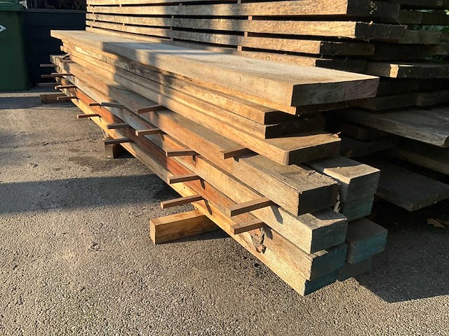 Partij divers hardhout (44x) - afbeelding 4 van  11