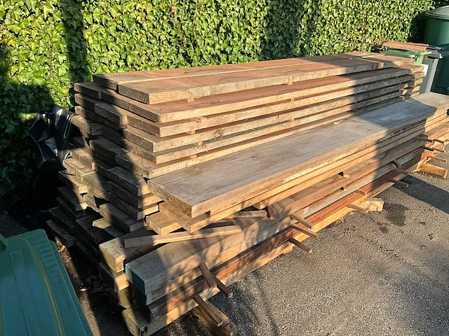 Partij divers hardhout (44x) - afbeelding 5 van  11