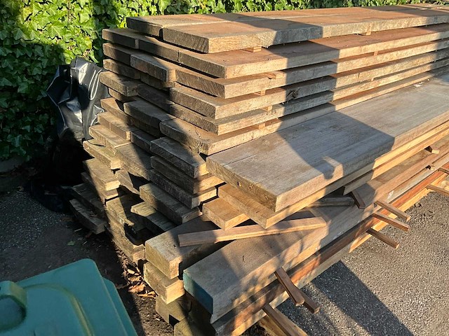 Partij divers hardhout (44x) - afbeelding 7 van  11