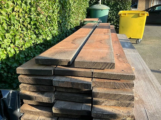 Partij divers hardhout (44x) - afbeelding 10 van  11