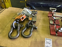 Partij divers hijsmateriaal en handgereedschappen - afbeelding 3 van  5