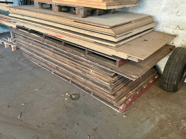 Partij divers houten plaatmateriaal - afbeelding 6 van  8