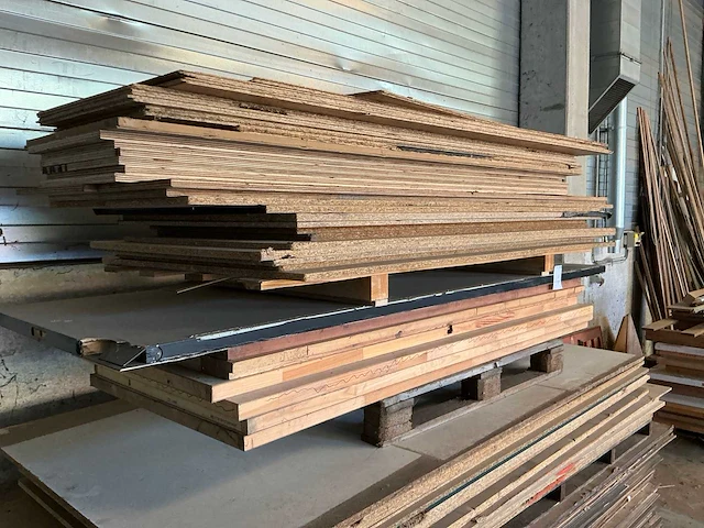 Partij divers houten plaatmateriaal - afbeelding 5 van  8