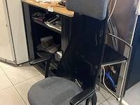 Partij divers kantoormeubilair en printer hp