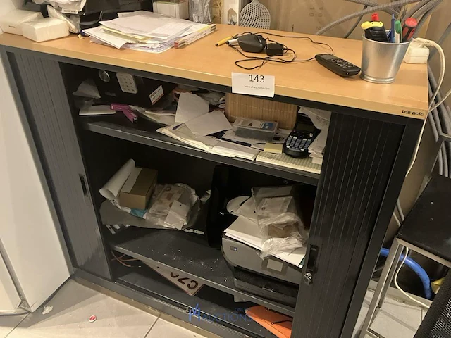 Partij divers kantoormeubilair en printer hp - afbeelding 2 van  6