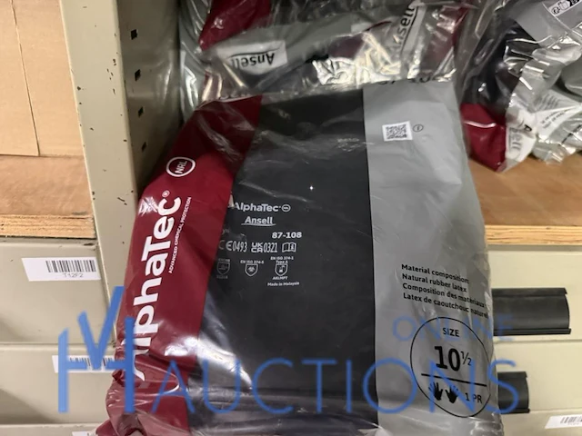 Partij divers metalen, filters en handschoenen ansell - afbeelding 11 van  21