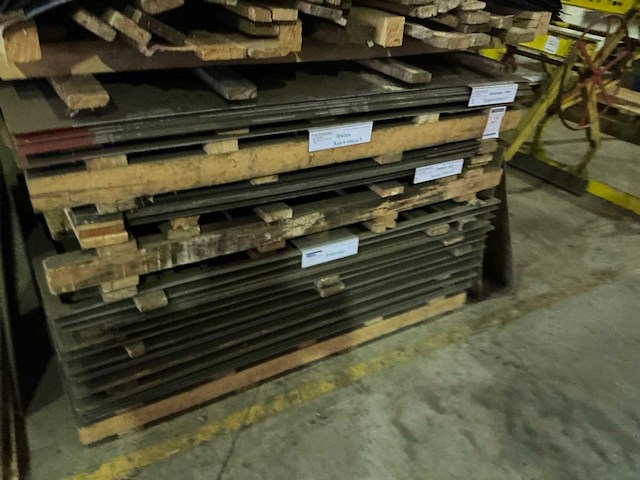 Partij divers metalen plaatmateriaal - afbeelding 6 van  8