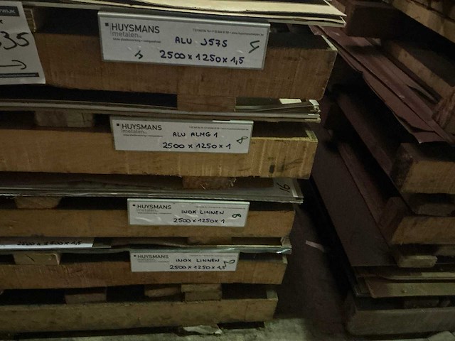 Partij divers metalen plaatmateriaal - afbeelding 2 van  6