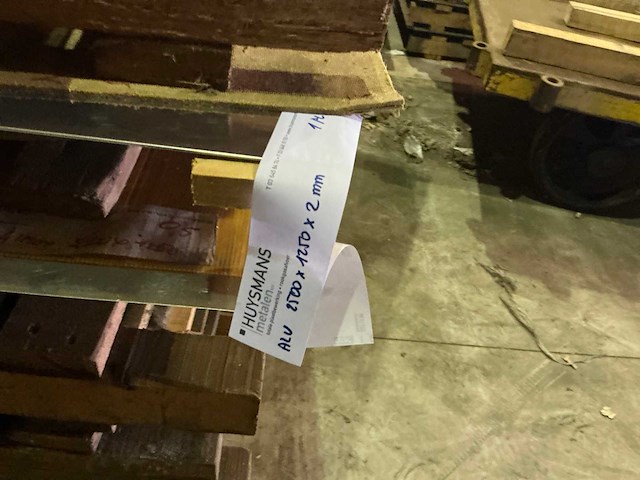 Partij divers metalen plaatmateriaal - afbeelding 6 van  6