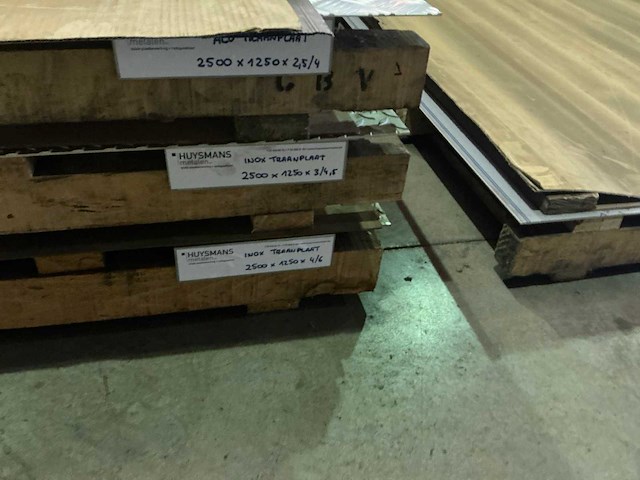 Partij divers metalen plaatmateriaal - afbeelding 5 van  9