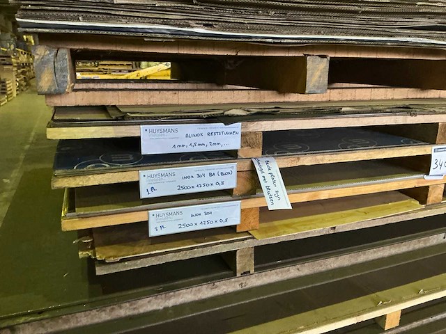 Partij divers metalen plaatmateriaal - afbeelding 4 van  4