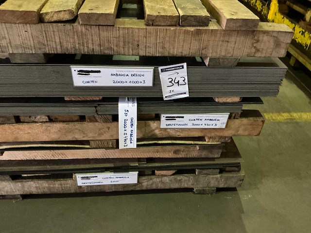 Partij divers metalen plaatmateriaal - afbeelding 2 van  4