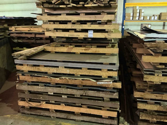 Partij divers metalen plaatmateriaal - afbeelding 1 van  6