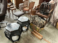 Partij divers vintage meubilair en huisraad - afbeelding 11 van  24