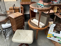 Partij divers vintage meubilair en huisraad - afbeelding 19 van  24
