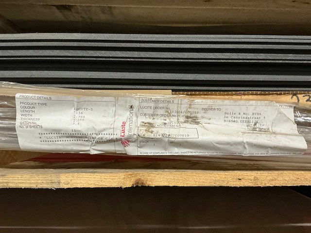 Partij diverse acrylplaten - afbeelding 5 van  10