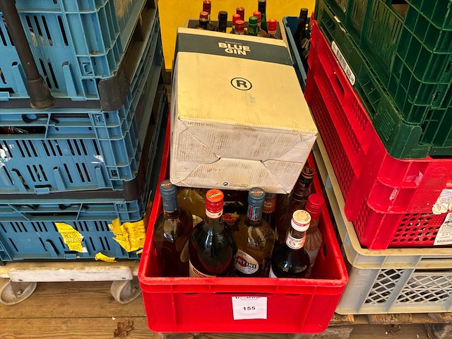 Partij diverse alcoholische drank - afbeelding 1 van  5