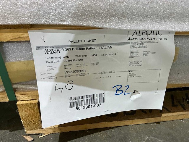 Partij diverse aluminium en plexi platen - afbeelding 8 van  8