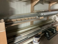 Partij diverse aluminium en pvc profielen - afbeelding 6 van  13