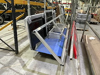 Partij diverse aluminiumplaten / profielen - afbeelding 2 van  10