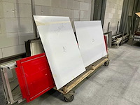 Partij diverse aluminiumplaten / profielen - afbeelding 5 van  10