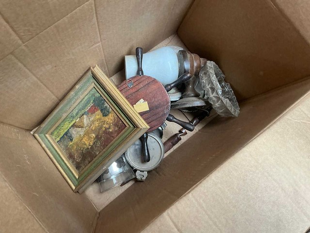 Partij diverse antiek en glaswerk - afbeelding 5 van  13