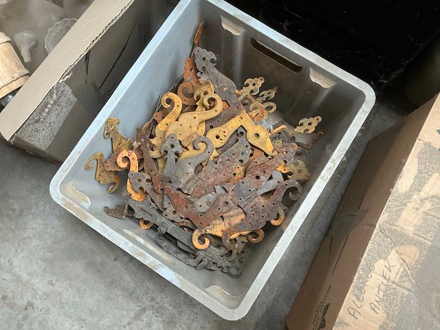 Partij diverse antiek en glaswerk - afbeelding 11 van  13