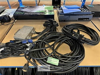 Partij diverse audio en licht kabels - afbeelding 1 van  4