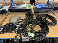 Partij diverse audio en licht kabels - afbeelding 2 van  4