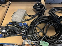 Partij diverse audio en licht kabels - afbeelding 4 van  4