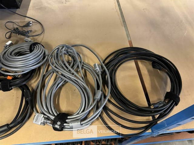 Partij diverse audio en licht kabels - afbeelding 3 van  6