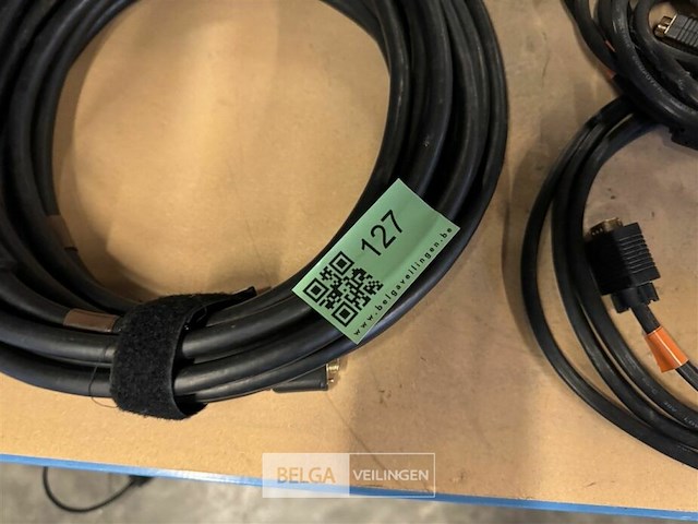 Partij diverse audio en licht kabels - afbeelding 5 van  6