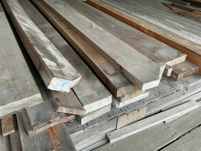 Partij diverse balken en planken - afbeelding 3 van  8