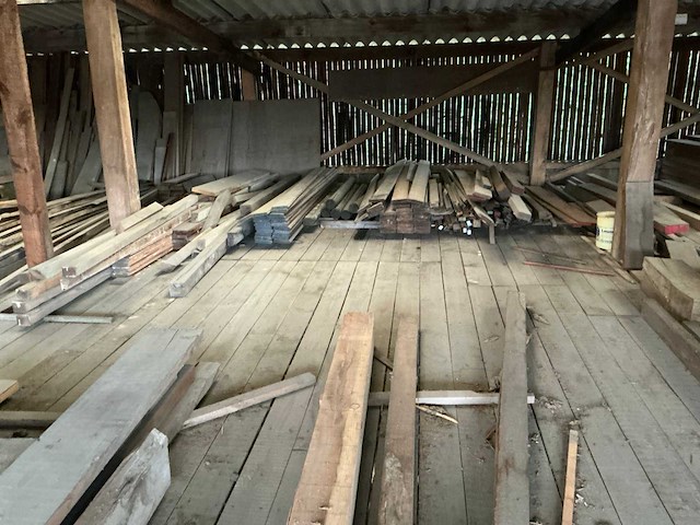 Partij diverse balken en planken - afbeelding 6 van  8