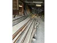 Partij diverse balken, planken en schaaldelen - afbeelding 5 van  9