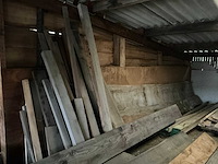 Partij diverse balken, planken en schaaldelen - afbeelding 8 van  9