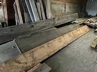 Partij diverse balken, planken en schaaldelen - afbeelding 9 van  9