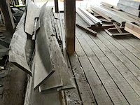 Partij diverse balken, planken en schaaldelen - afbeelding 12 van  13