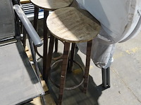 Partij diverse barstoelen/bartafels - afbeelding 3 van  4