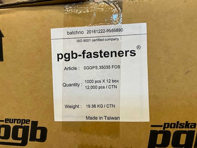 Partij diverse bevestigingsmaterialen - afbeelding 3 van  13