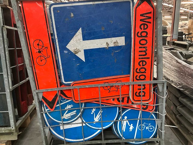 Partij diverse bewegwijzering - afbeelding 4 van  13
