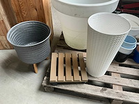 Partij diverse bloempotten - afbeelding 4 van  5