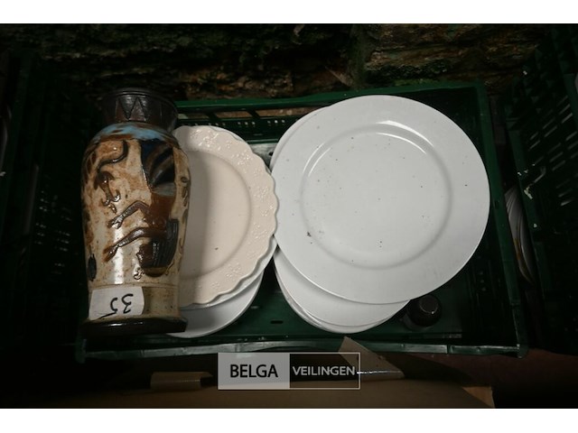 Partij diverse borden - afbeelding 6 van  9