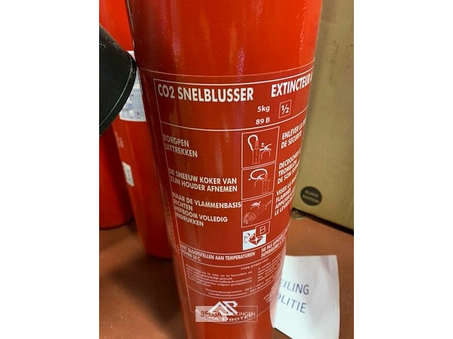 Partij diverse brandblussers - afbeelding 2 van  3