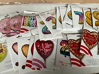 Partij diverse cijfer en thema folie ballonnen - afbeelding 1 van  7