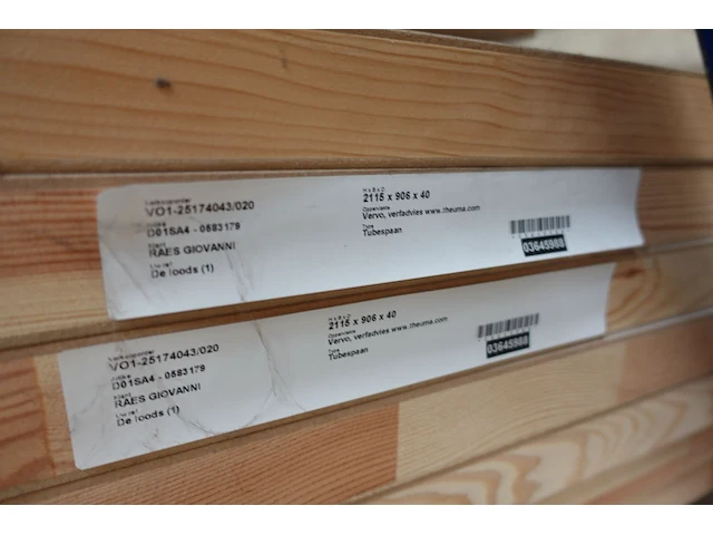 Partij diverse deuren & deuromlijstingen 2x ei1 30 - afbeelding 6 van  9