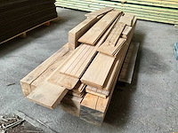 Partij diverse eiken balken (4x) en restanten - afbeelding 5 van  6