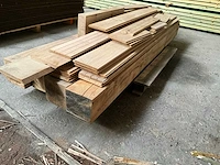Partij diverse eiken balken (4x) en restanten - afbeelding 6 van  6